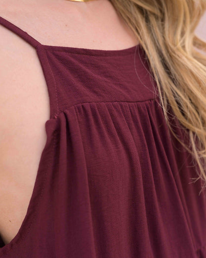 Vestido Alexa Plane Uva