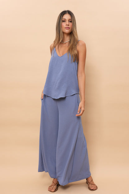Pantalón Prisma celeste