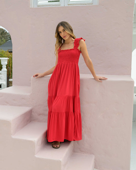 Vestido Sally rojo
