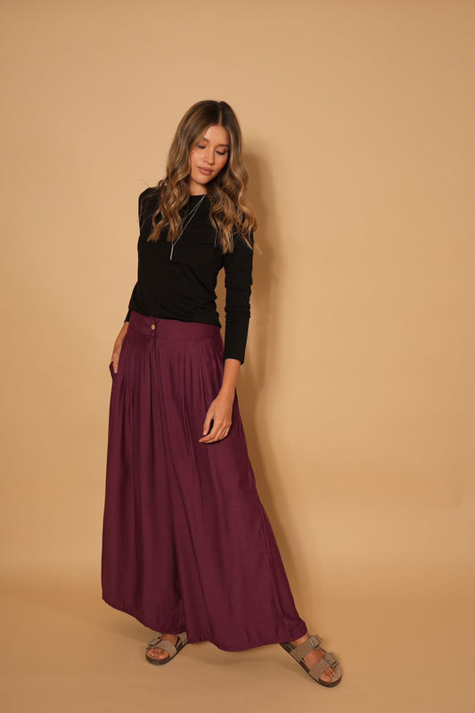 Pantalón Misuka Burgundy