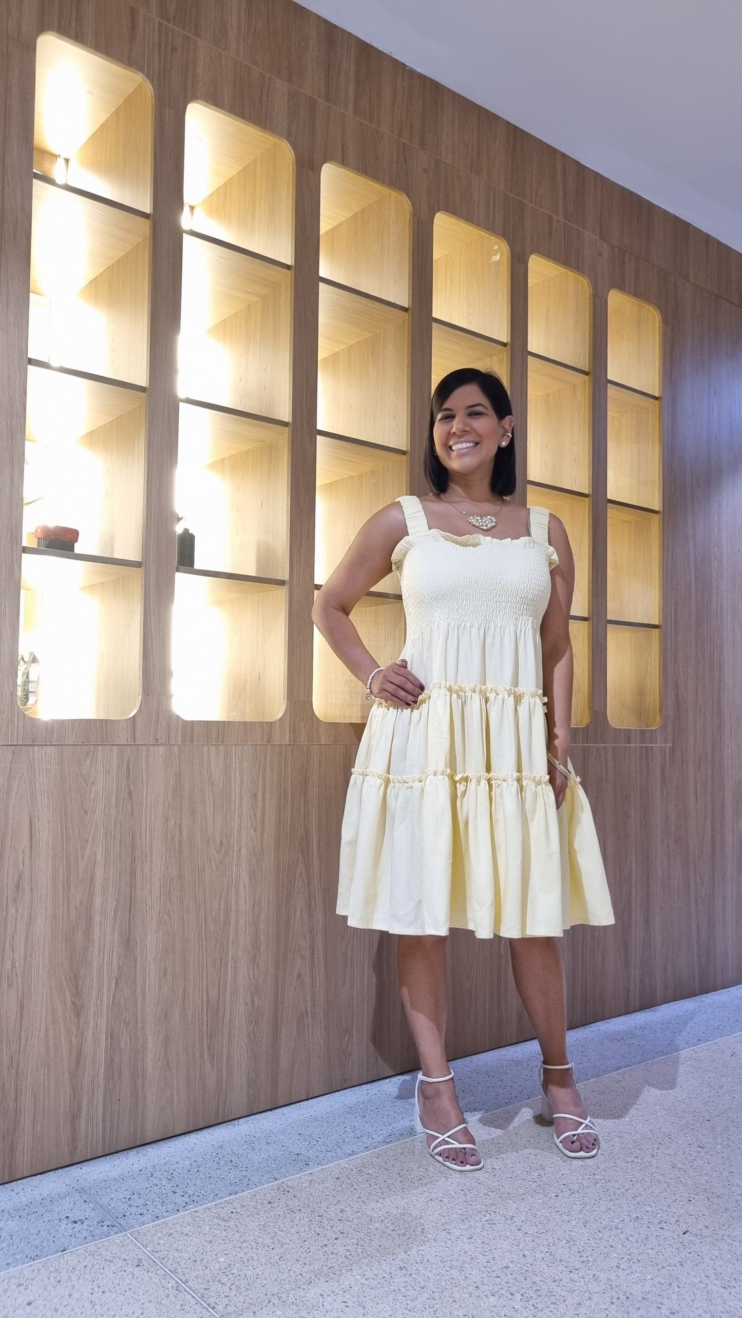 Vestido Monarca amarillo