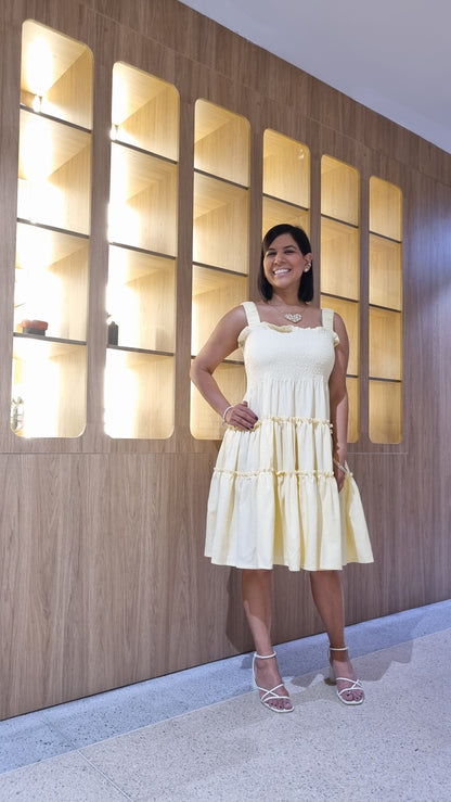 Vestido Monarca amarillo