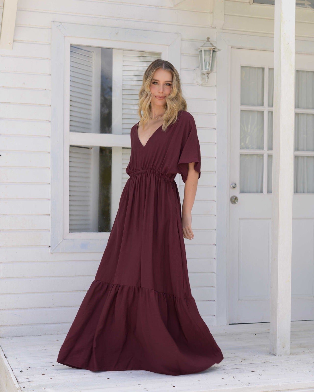 Vestido Elodia Uva