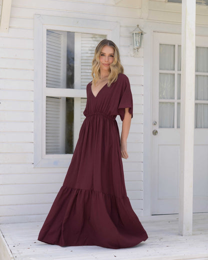 Vestido Elodia Uva