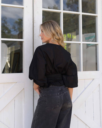 Blusa Sunset negra