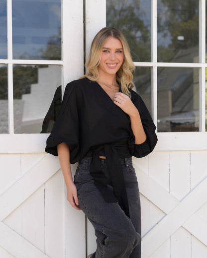 Blusa Sunset negra