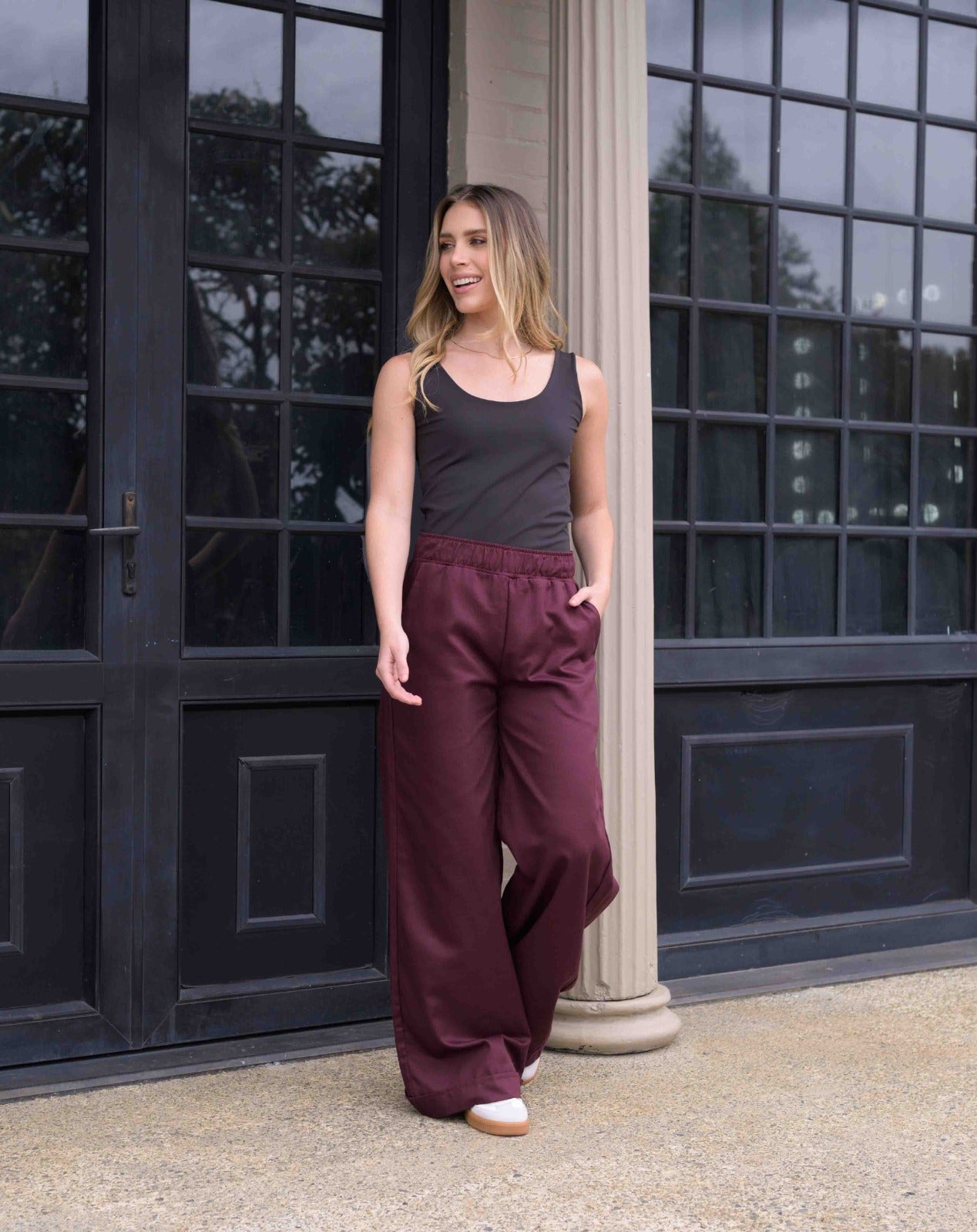 Pantalón Cande Plane Vino