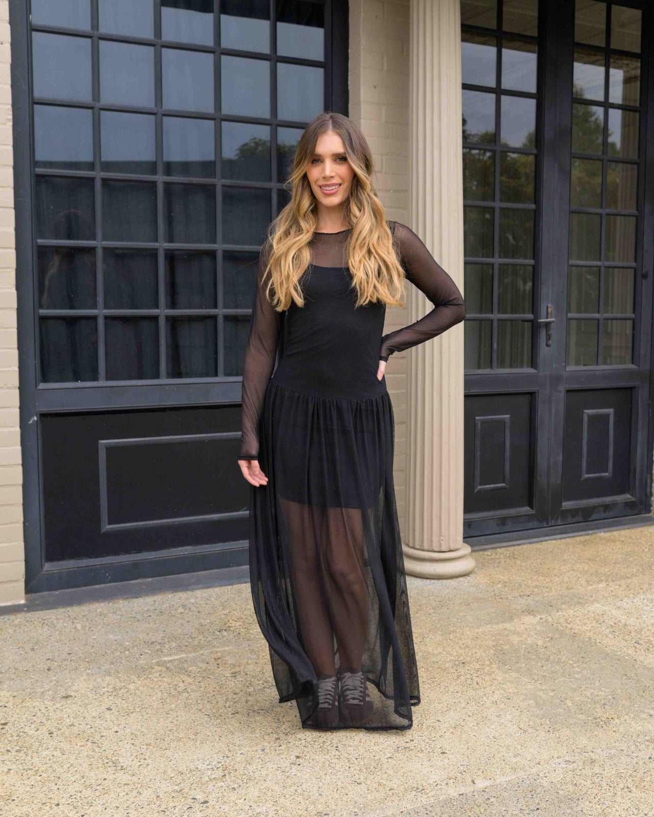 Vestido Iris Plane Black