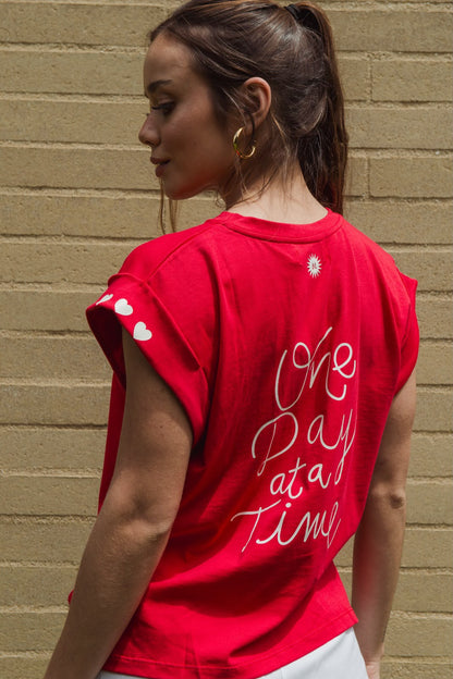 Camiseta Júpiter roja