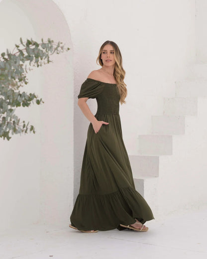 Vestido Katy Plane verde