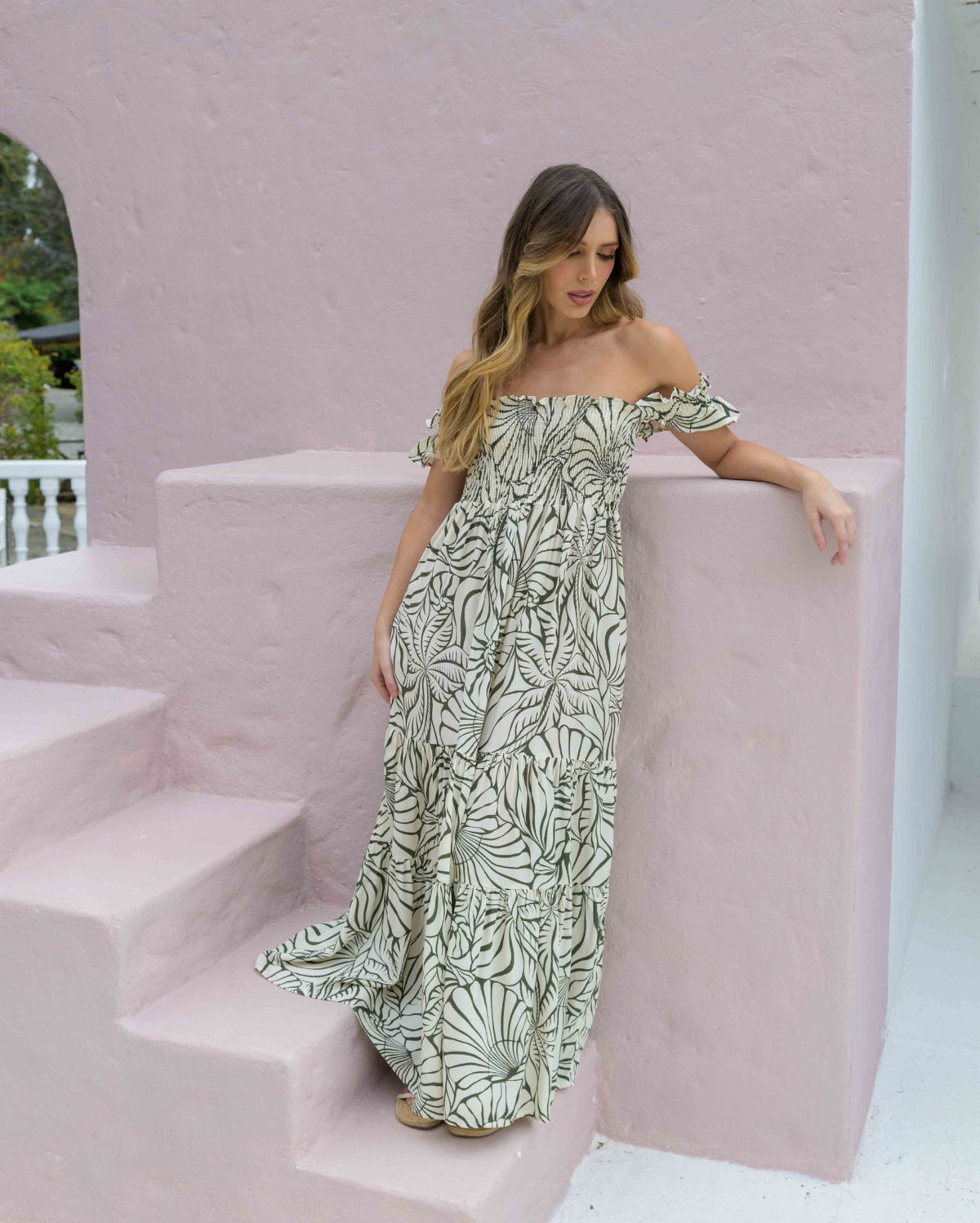 Vestido Sally Shell verde