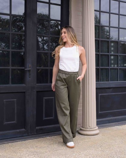 Pantalón Cande Plane verde
