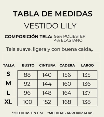Vestido Lily Palmas