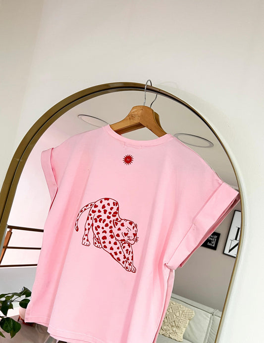 Blusa Jaguar rosada