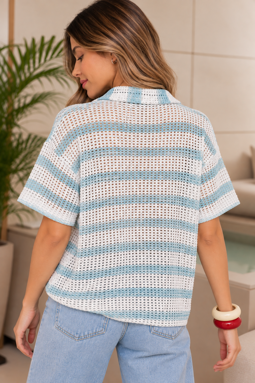 Blusa Erika azul