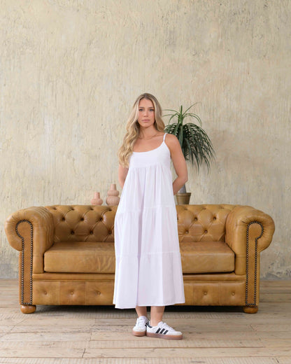 Vestido Cereza blanco