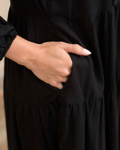 Vestido Eloísa Plane Black