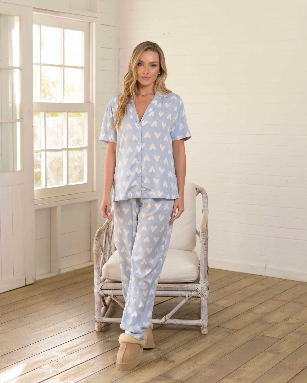 Pijama Heart blue