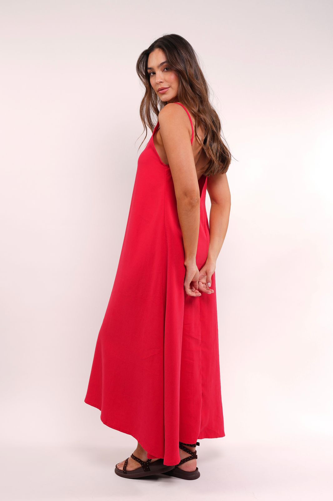 Vestido Olivia Cereza